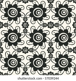ornamental seamless background, vector image