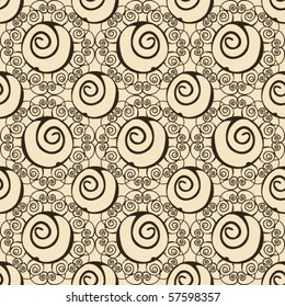 ornamental seamless background, vector image