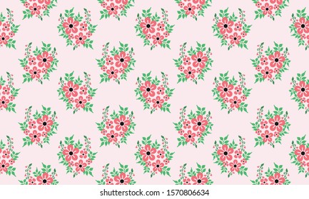Ornamental seamless floral pattern, beautiful colors background.