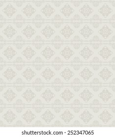 Ornamental seamless khaki background. Vector