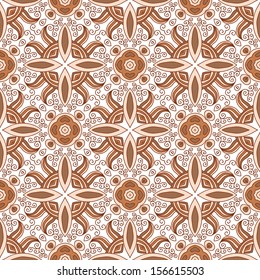 Ornamental seamless lace pattern in vintage style