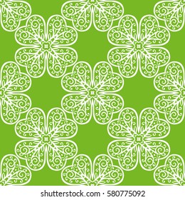 Ornamental seamless lace pattern in vintage style