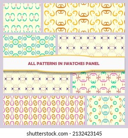 Ornamental seamless pattern. abstract background. seamless pattern. Abstract seamless geometries pattern. Design for decor, prints, textile, furniture, cloth, digital