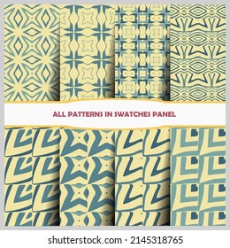 Patrón fundamental sin fisuras. fondo abstracto. patrón impecable. Resumen del patrón de geometrías sin fisuras. Diseño para la decoración, impresiones, textiles, mobiliario, tela, digital