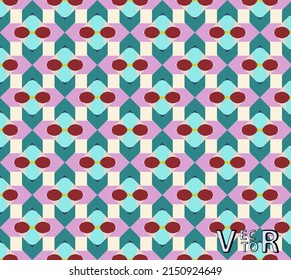 Ornamental seamless pattern. abstract background. seamless pattern. Abstract seamless geometries pattern. Design for decor, prints, textile, furniture, cloth, digital.