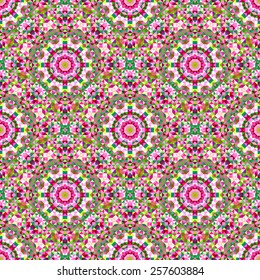 Ornamental Seamless Pattern. Abstract Geometrical Vector Background