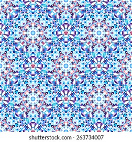 Ornamental Seamless Pattern. Abstract Geometrical Vector Background