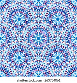 Ornamental Seamless Pattern. Abstract Geometrical Vector Background
