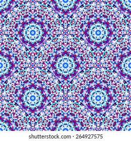 Ornamental Seamless Pattern. Abstract Geometrical Vector Background