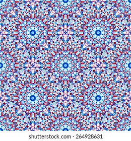 Ornamental Seamless Pattern. Abstract Geometrical Vector Background