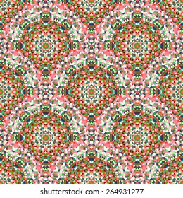 Ornamental Seamless Pattern. Abstract Geometrical Vector Background
