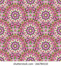 Ornamental Seamless Pattern. Abstract Geometrical Vector Background