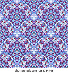 Ornamental Seamless Pattern. Abstract Geometrical Vector Background