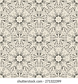 Ornamental Seamless Pattern. Abstract Geometrical Vector Background