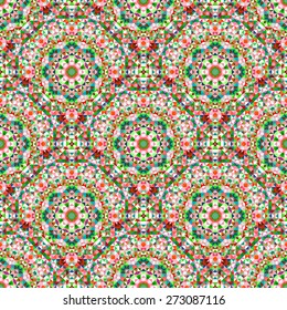 Ornamental Seamless Pattern. Abstract Geometrical Vector Background