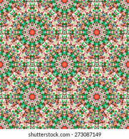 Ornamental Seamless Pattern. Abstract Geometrical Vector Background