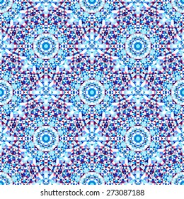 Ornamental Seamless Pattern. Abstract Geometrical Vector Background