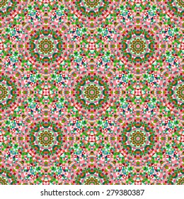 Ornamental Seamless Pattern. Abstract Geometrical Vector Background