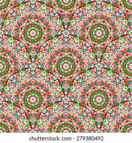 Ornamental Seamless Pattern. Abstract Geometrical Vector Background