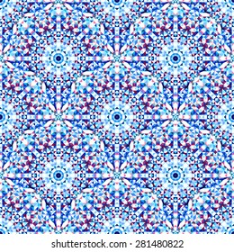 Ornamental Seamless Pattern. Abstract Geometrical Vector Background