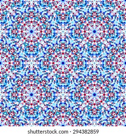 Ornamental Seamless Pattern. Abstract Geometrical Vector Background