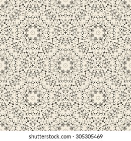 Ornamental Seamless Pattern. Abstract Geometrical Vector Background