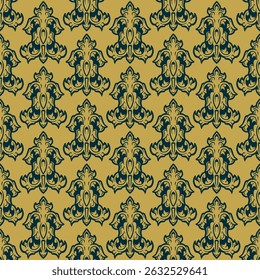 Motif ornemental harmonieux avec des tourbillons d'Abstrait