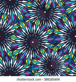 Ornamental seamless pattern background with many details ethnic traditional ornament