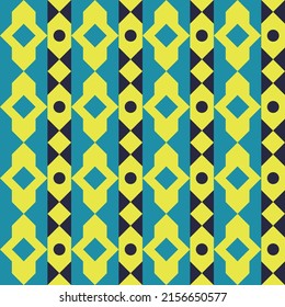 Ziernahtloses Muster mit schönen Farben und geometrischer Formgebung, Vektor eps10