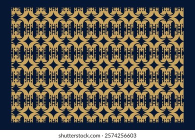 Ornamental Seamless Pattern Design Template.