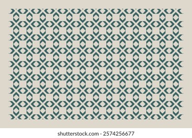 Ornamental Seamless Pattern Design Template.
