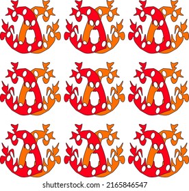 Das nahtlose Ziermuster ist ein Ziermuster-Design mit schönen Mustern.