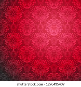 Patrón fundamental sin fisuras. Estilo rojo festivo. Fondo de vacaciones brillante