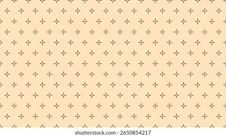 Padrão ornamental sem emenda em estilo oriental com arte floral minimalista, pequenas formas geométricas de diamante e simetria vetorial abstrata sutil