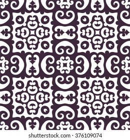 Ornamental seamless pattern in oriental style