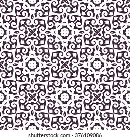 Ornamental seamless pattern in oriental style
