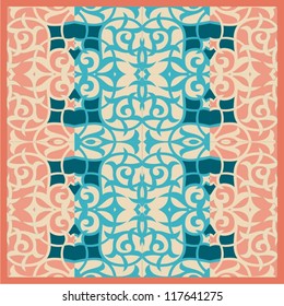 Ornamental seamless pattern for paisley. Vector illustration.