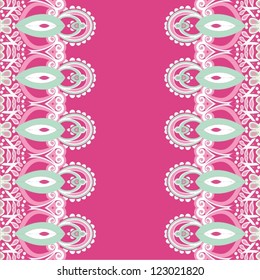Ornamental seamless pattern for paisley. Vector illustration.