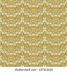 Ornamental seamless pattern for paisley. Vector illustration.