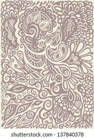 Ornamental seamless pattern for paisley. Vector illustration. 