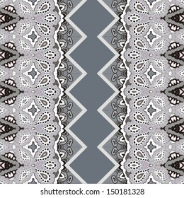 Ornamental seamless pattern for paisley. Vector illustration.