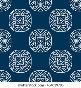 Ornamental seamless pattern. Repeating geometric background. Perfect for printing on fabric or paper.