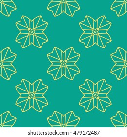 Ornamental seamless pattern. Repeating geometric background. Perfect for printing on fabric or paper.