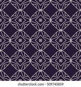 Ornamental seamless pattern. Repeating geometric background. Perfect for printing on fabric or paper.