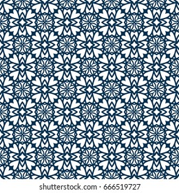 Ornamental seamless pattern. Repeating geometric background. Laser cutting template for greeting cards, envelopes, wedding invitations.