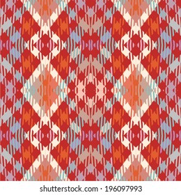 Ornamental seamless pattern tartan 