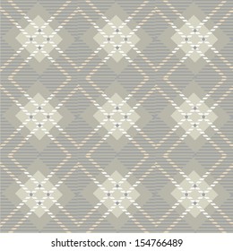  Ornamental seamless pattern tartan can be used for wallpaper, pattern fills, web page background,surface textures. Vector illustration.