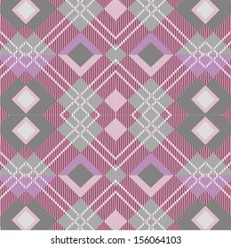 Ornamental seamless pattern tartan can be used for wallpaper, pattern fills, web page background,surface textures. Vector illustration.