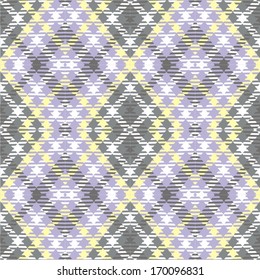 Ornamental seamless pattern tartan can be used for wallpaper, pattern fills, web page background,surface textures. Vector illustration.