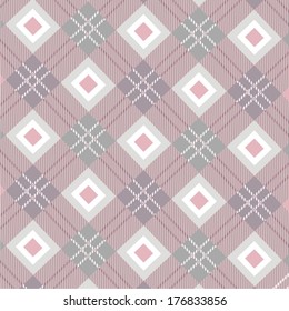 Ornamental seamless pattern tartan can be used for wallpaper, pattern fills, web page background,surface textures. Vector illustration.